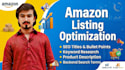 do amazon listing SEO with keyword research and optimization