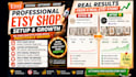 etsy shop setup, listing optimization, etsy digital products, pod, store growth
