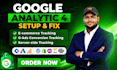 setup ga4, GTM, conversion tracking and server side tracking