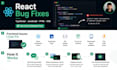 fix react, typescript, javascript and frontend bugs