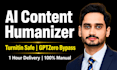 manually rewrite, proofread, humanize ai content in 1 hour