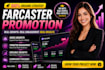 manage farcaster crypto social media growth