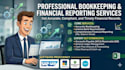 do book keeping, bank reconciliation and financial reporting