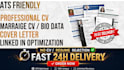 cv resume cover letter linked in