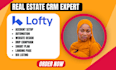 set up lofty CRM lofty website lofty automation lofty landing page lofty va loft