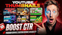 custom youtube thumbnail design