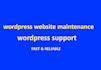 do wordpress website maintenance, backdoor and suspicious code cleanup