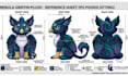 do custom reference sheet for soft toys, plushie toys, stuffed animals, ych, oc