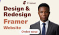 fix framer bug, redesign website, template edit, speed, SEO