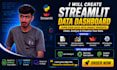 build interactive streamlit dashboard using python