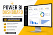 power bi dashboard for sales and business data analysis
