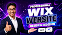 build wix website design, wix development, wix studio, redesign, landing page