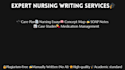 do nursing case studies, concept maps and progress notes