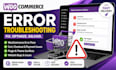 fix wordpress bugs woocommerce error malware and html css issues php error fix