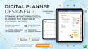 etsy hyperlinked,esty digital planner,printable planner,fillable,digital planner