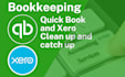 do personal and small business bookkeeping, quickbooks, xero