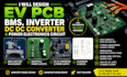 design ev pcb, bms inverter, dc dc converter and power electronics circuit