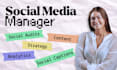 provide social media audits, strategy, and creative content