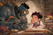comic book illustration with comic