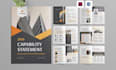 design editable canva capability statement, one sheet, samgov, federal contract