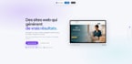 design and develop a modern one pager website that converts