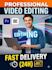 do high energy gaming video editing with motion graphics