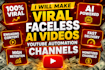 make youtube automation channels viral faceless ai videos