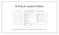 create engaging ela lesson plans aligned to standards