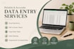 do data entry, excel and PDF conversion