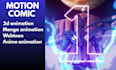 animate webtoon, comic, motion comic, manga, anime, 2d animation
