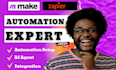 setup make com automation fix make automation make ai agent zapier integration