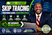 provide real estate skip tracing with accurate phone numbers