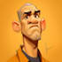 draw funny caricature portrait and cartoon