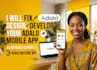 fix design develop adalo mobile app adalo expert glide adalo no code app glide