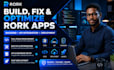 build, fix and optimize rork app with backend, api integration and deployment