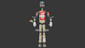 3d model 3d articulated model action figure stylized character modelling