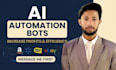 develop ai automation bot for amazon, walmart, ebay, facebook marketplace