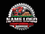 make tree removal service and stump grinding logo