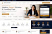 do modern notary website and landing page