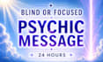 write a blind or focused psychic message from spirit