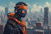 making you as a cyberpunk style character