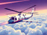 draw aircraft, helicopter, airplane into a vector
