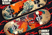 create illustrated skateboard graphics