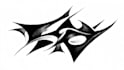 custom an abstract black tattoo design
