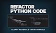 clean and refactor your python code