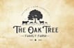 design vintage forest, oak tree, pine tree logo