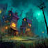 design 2d game concept art background and environment