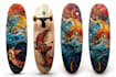 do scooter skateboard surfboard wrap design