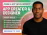 make your mobile app with flutterflow as an expert flutter developer