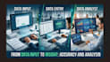 do data entry, convert, input and edit your data